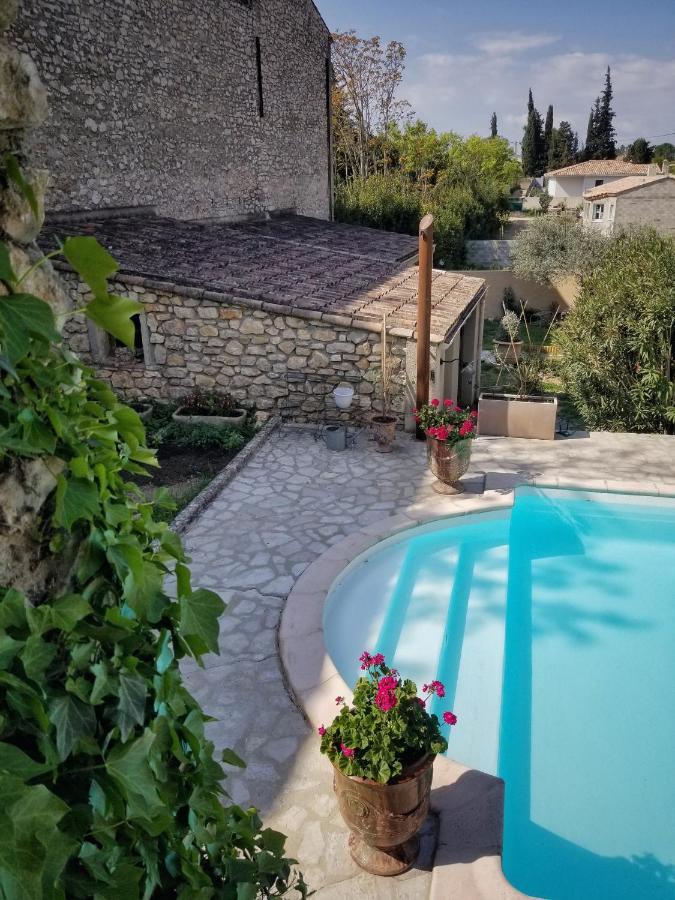 La Dolce Vita - Studio Dans Propriete Avec Piscine Montpeyroux  Ngoại thất bức ảnh