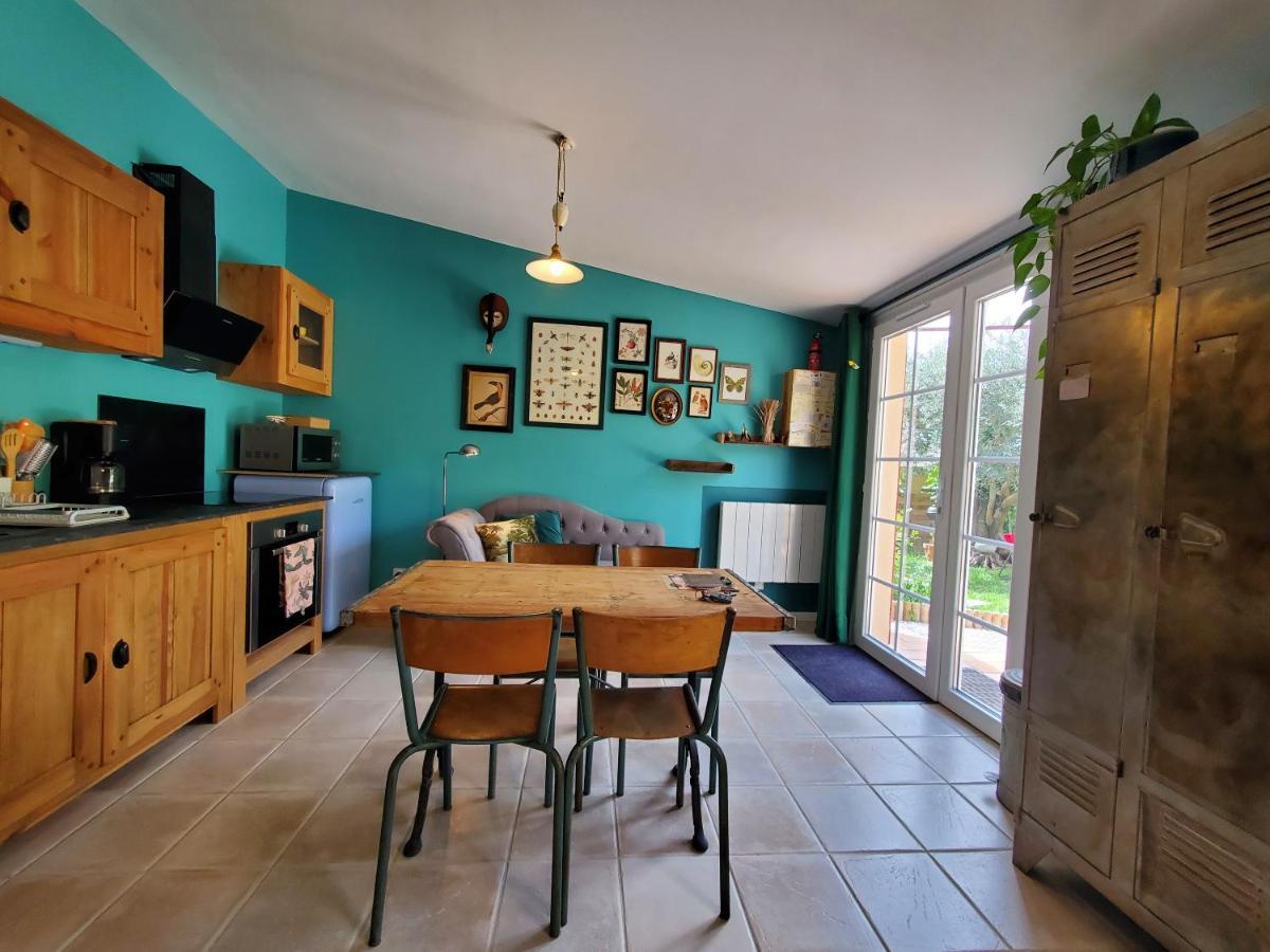 La Dolce Vita - Studio Dans Propriete Avec Piscine Montpeyroux  Ngoại thất bức ảnh